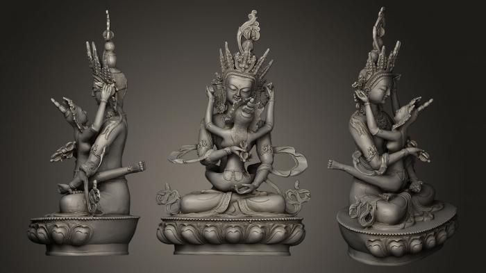 Indian sculptures (STKI_0058) 3D model for CNC machine